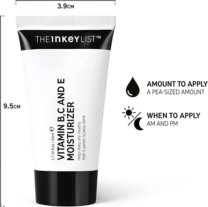 the inkey list vitamin b c and e moisturizer