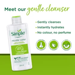 simple kind to skin micellar cleansing 200ml