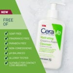 CeraVe - Hydrating Cream-to-Foam Cleanser For normal to dry skin - 87ml - Image 3