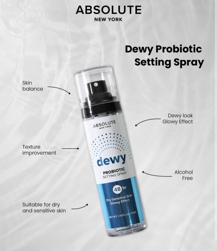 555545608_1367411605392699_574123631051774423_n Absolute New york - Dewy Probiotic Setting Spray - 50ml - Image 1