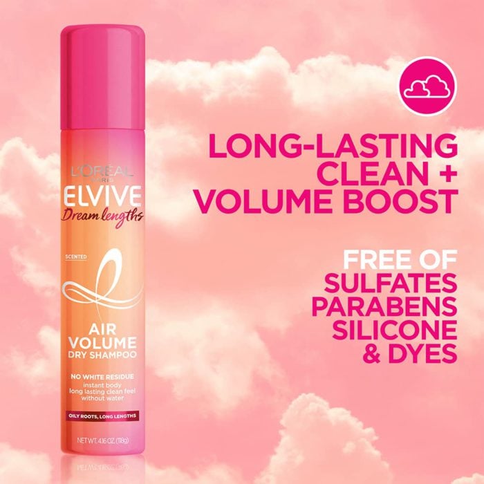 61IjVMs5NMS._SL1000_ L'Oreal Paris - Elvive Dream Lengths Air Volume Dry Shampoo - 200ml - Image 1