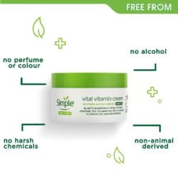 simple kind to vital vitamin night cream 50ml
