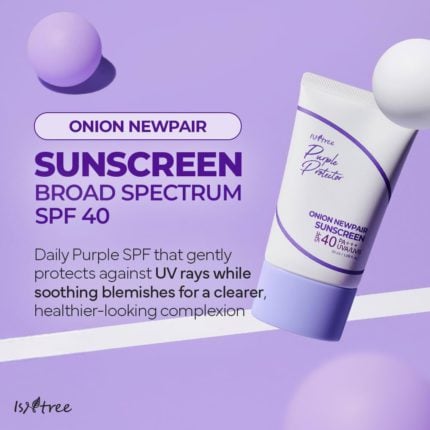isntree onion newpair sunscreen spf 40 pa