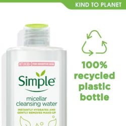 simple kind to skin micellar cleansing 400ml | simple kind to skin micellar cleansing water