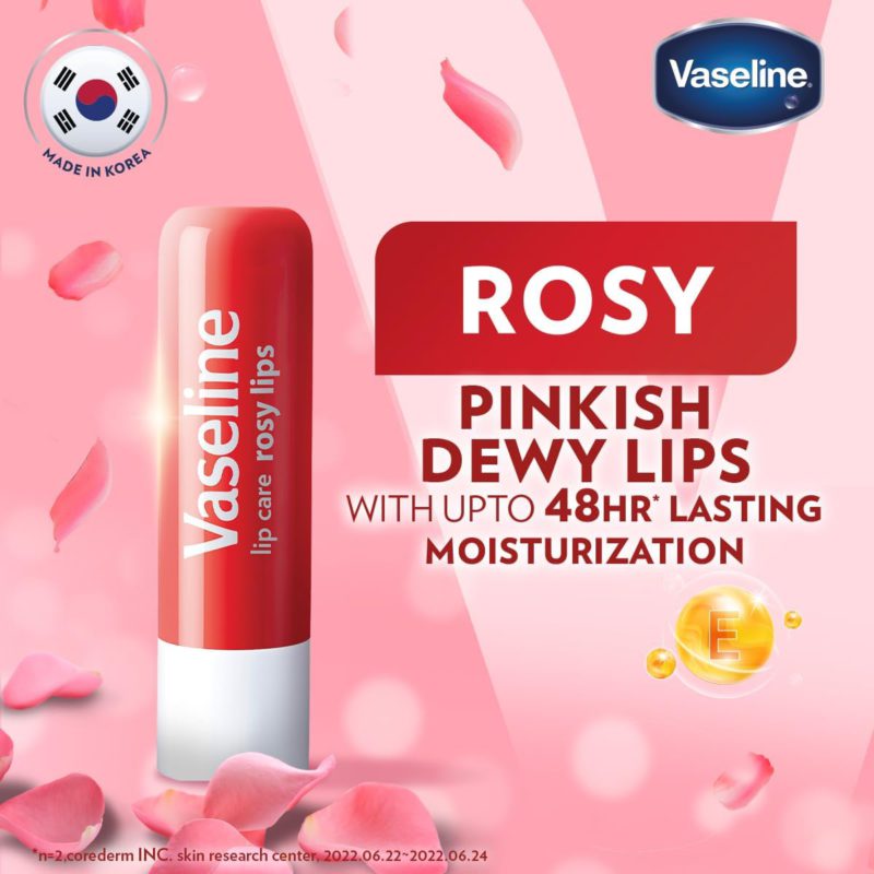 vaseline rosy lips lip care 4 8g