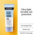 Neutrogena - Ultra Sheer Dry-Touch Sunscreen Broad Spectrum SPF 45 - 88ml - Image 3