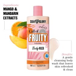 soap and glory call of fruity shower gel 75ml