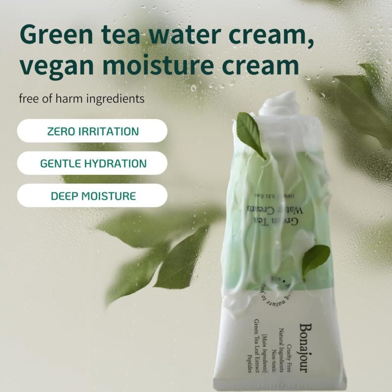 bonajour green tea water cream 100ml
