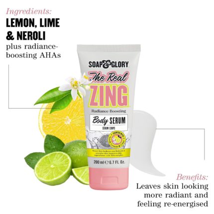 soap and glory the real zing body serum 200ml
