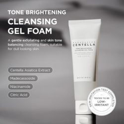 skin1004 tone brightening cleansing gel foam