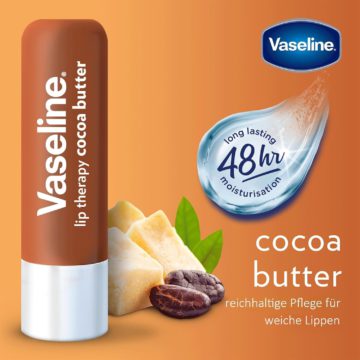 vaseline lip therapy cocoa butte 4 8g