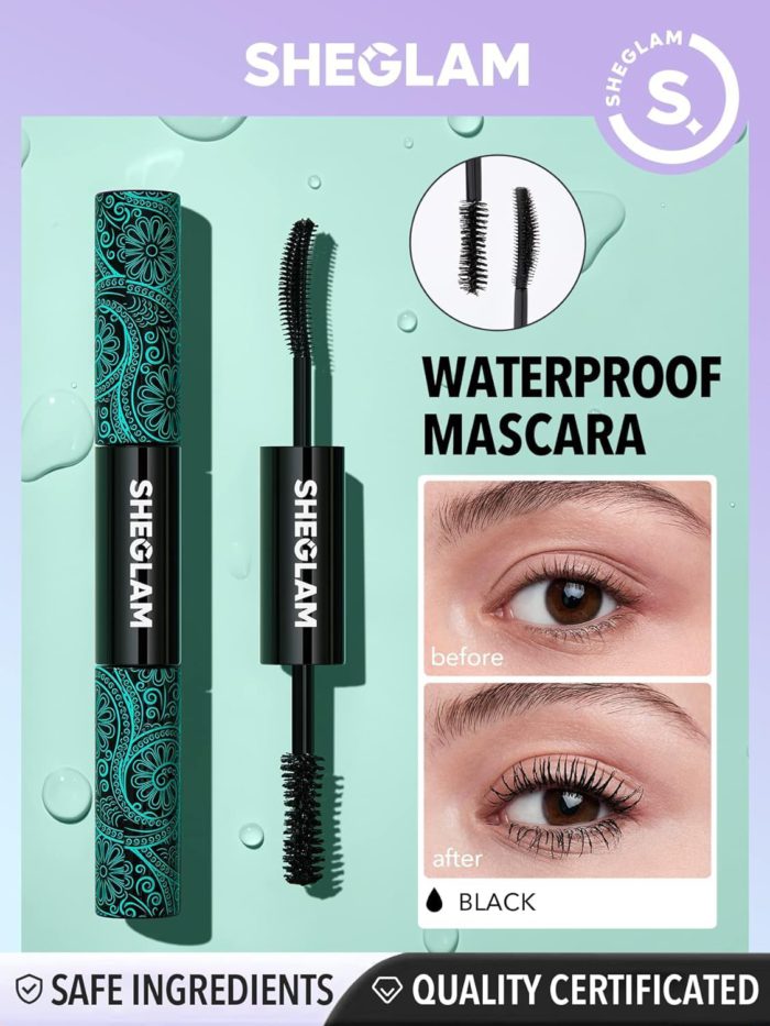 71v4fNdl4AL._SL1500_ Sheglam - All-in-one Volume & Length Mascara WaterProof - Black - Image 1