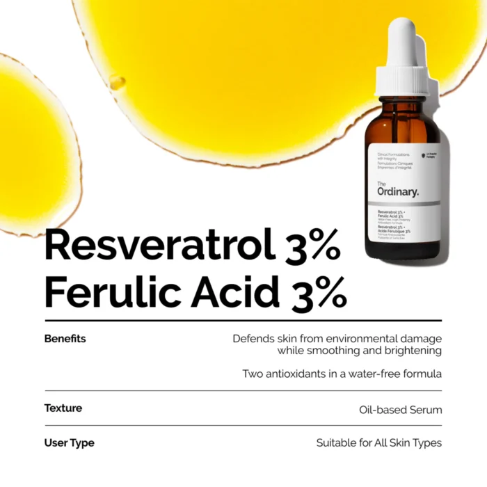 7O.ResveratrolandFerulic ordinary resveratrol 3 percent ferulic acid 3