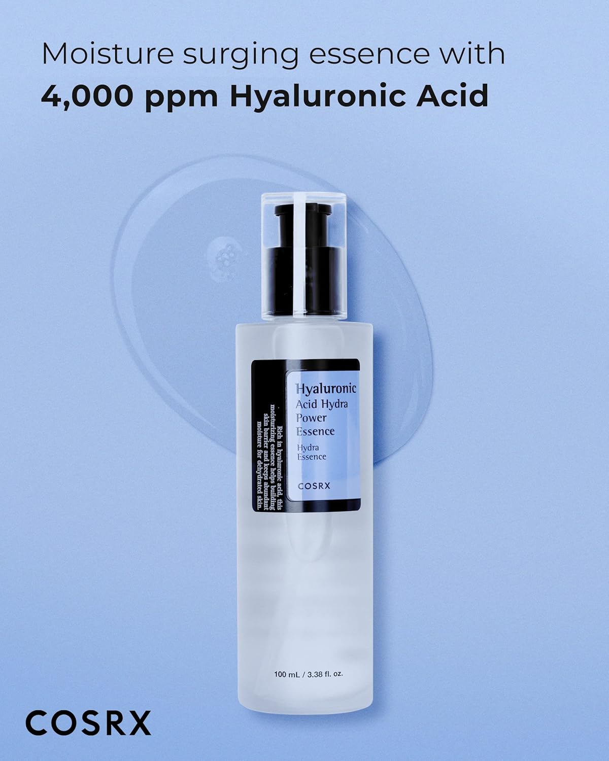8193SRBhj0L._SL1500_ Cosrx - Hyaluronic Acid Hydra Power Essence - 100ml - Image 1