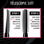 Loreal Paris - Telescopic Instant Lift Washable Mascara - Blackest Black - Image 4