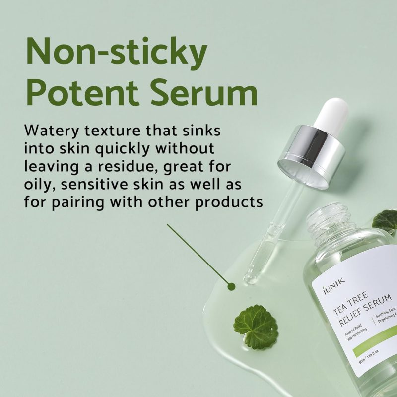 iunik tea tree relief serum 50ml