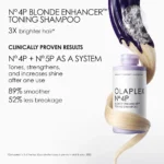 Olaplex - No.4p Blonde Enhancer Toning Shampoo - 250ml - Image 3