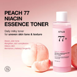 anua peach 77 percent niacin essence toner