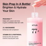 Anua - Peach 77% Niacin Essence Toner - 250ml - Image 2