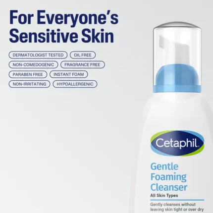 cetaphil gentle foaming cleanser 236ml
