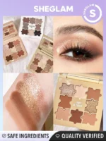 Sheglam - Jazy Jigsaw Eyeshadow Palette - Love N' Taupe