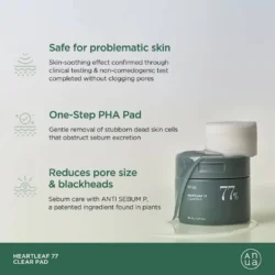 anua heartleaf 77 percent toner pad 160ml