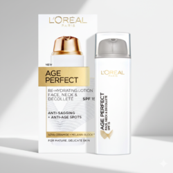 loreal paris age perfect face neck and