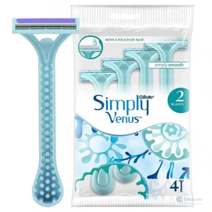 Gillette-Simply-Venus-2-Razor-for-Women Gillette Venus - Simply Venus 2 Basic women's Razors Blade 4 Count - Image 1