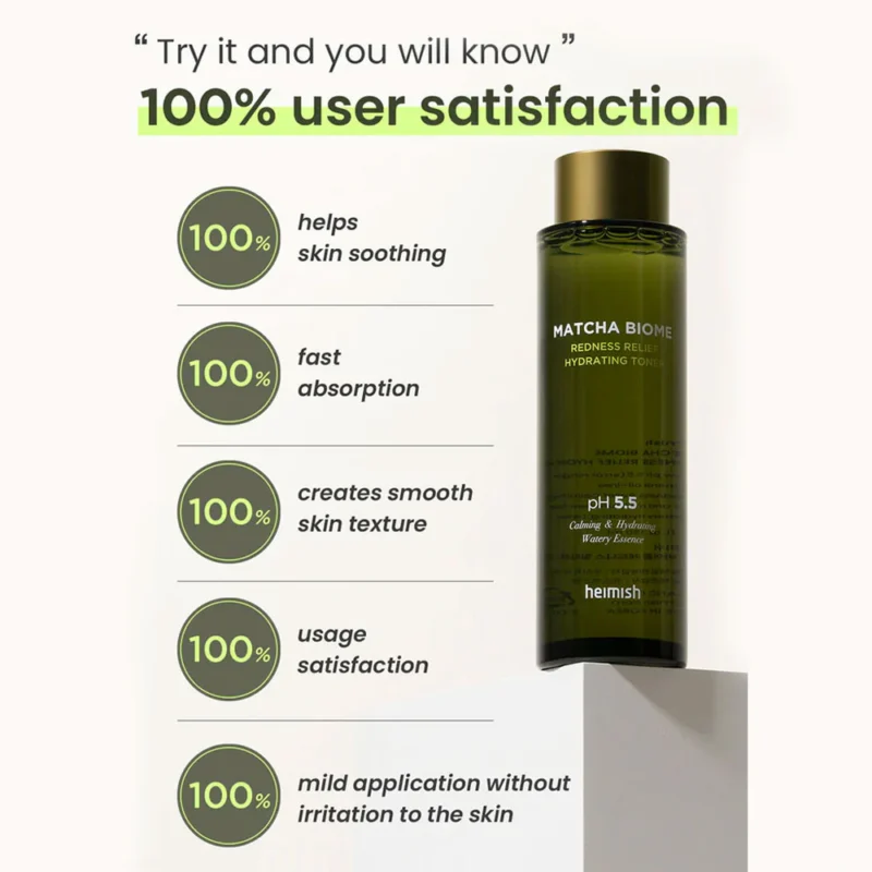 heimish matcha biome redness relief hydrating