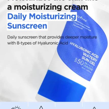 isntree hyaluronic acid natural sun cream
