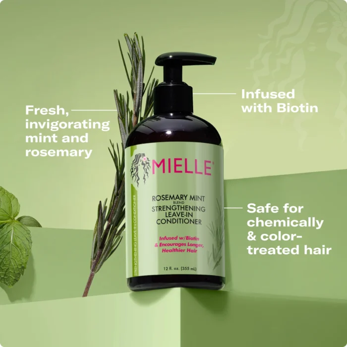 Ingredients_707ede1d-0f96-43bc-b73f-aa377fd0f16c Mielle - Rosemary Mint Strengthening Leave-in Conditioner - 355ml - Image 1