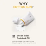 missha all around safe block cotton sun spf50