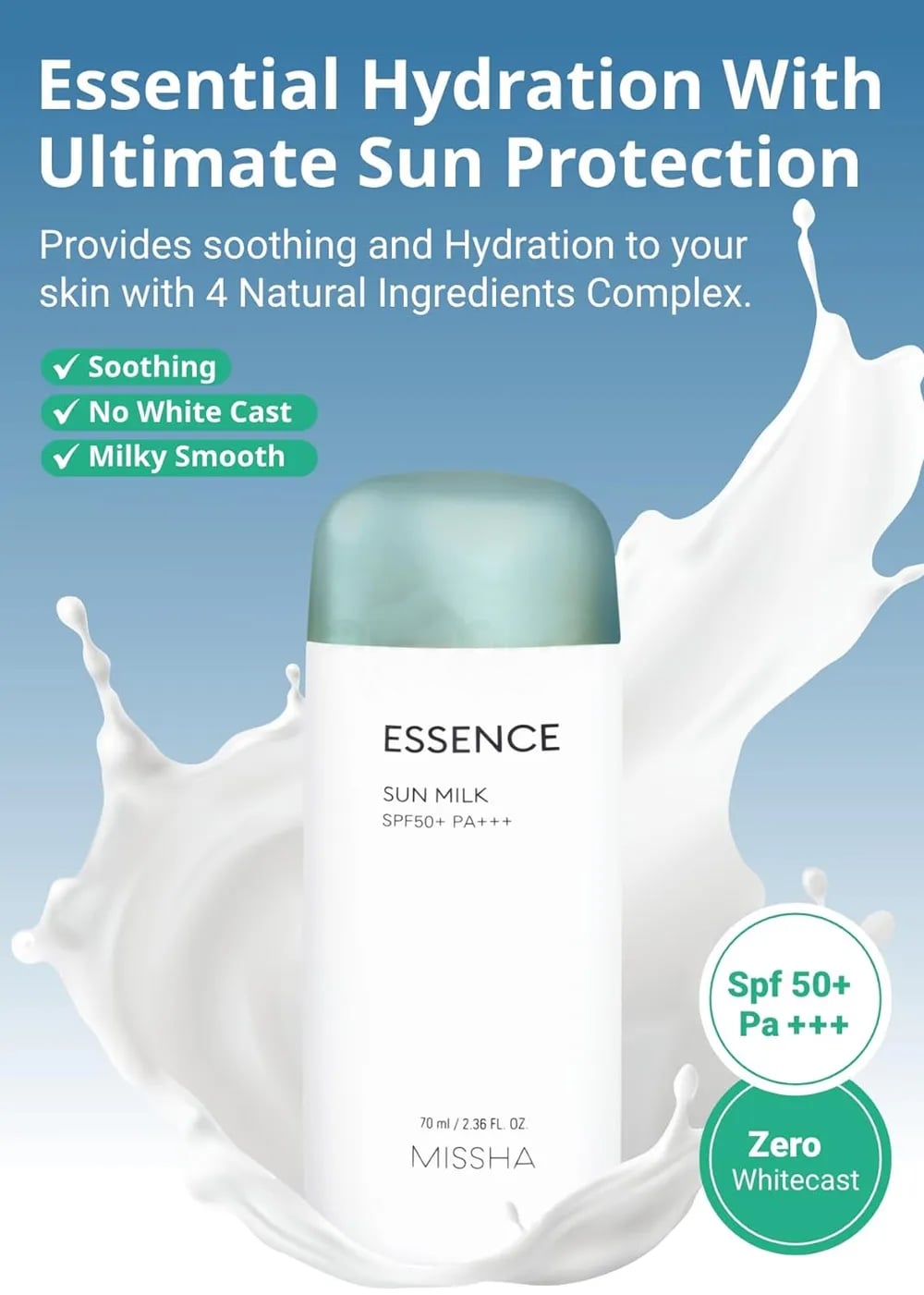 Missha-Essence-Sun-Milk-Sunscreen-SPF50-plus-PA-triple-plus-70-ml-3 missha essence sun milk ex spf50 pa 70 ml