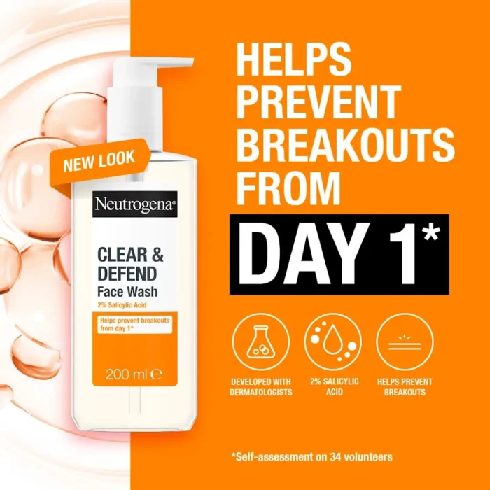 NTG_EMEA_UK_Clear___Defend_2-_Salicylic_Acid_Face_Wash__200ml_2_THUMB_PNG neutrogena clear and defend 2 percent 200ml