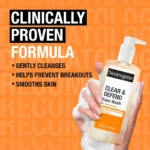 Neutrogena - Clear & Defend 2% Salicylic Acid Face Wash - 200ml - Image 3