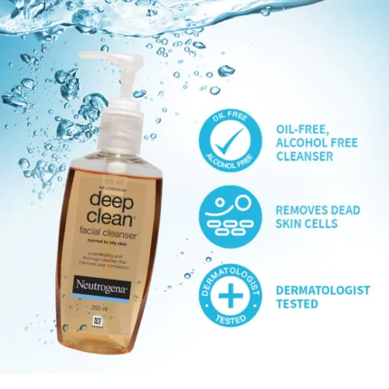 neutrogena deep clean facial cleanser 200ml