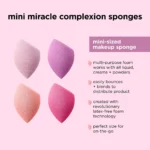 Real Technique - Miracle Mini Complexion Sponge, 4 Count - Image 2