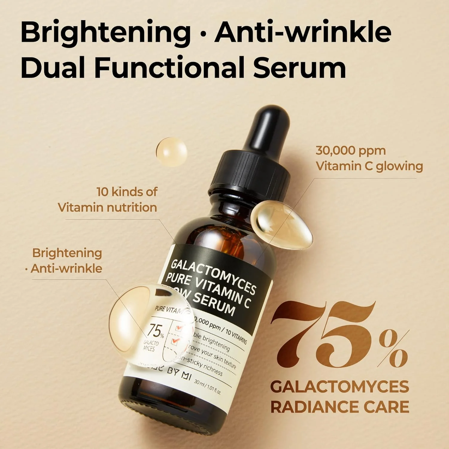 Some By Mi - Galactomyces Pure Vitamin C Glow Serum - 30ml - Image 3