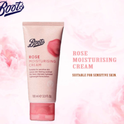 boots rose moisturising cream 100ml