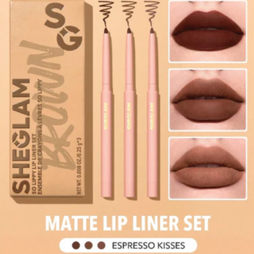 Sheglam - So Lippy Lip Liner Set - Espresso Kisses