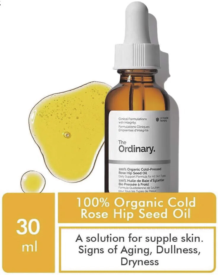 Ordinary - 100% Organic Cold-pressed Rose Hip Seed Oil - 30ml  100%  Original Products In Bangladesh |