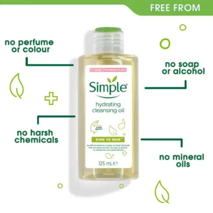 simple kind to skin hydrating cleansing oil