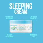 simple skin quench sleeping cream 50 | simple water boost skin quench sleeping cream