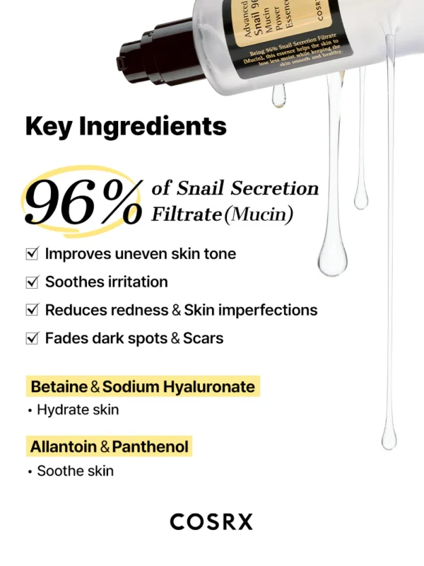 cosrx advanced snail 96 mucin power 30ml | cosrx advanced snail 96 mucin power essence