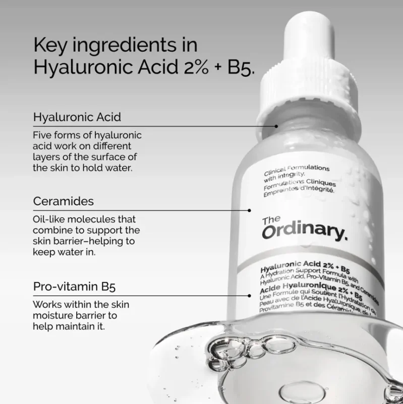 ordinary hyaluronic acid 2 percent b5 30ml