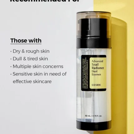 cosrx advanced snail radiance dual essence