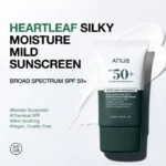 anua heartleaf silky moisture sun cream 50ml