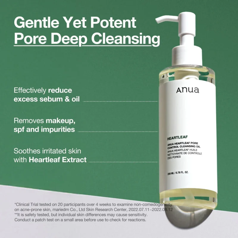 anua heartleaf pore control cleansing oil