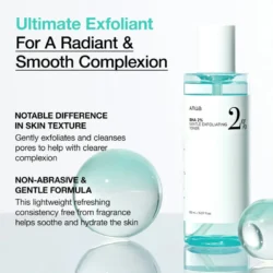 anua bha 2 percent gentle exfoliating toner