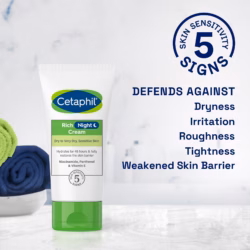 cetaphil rich night cream for dry to very dry